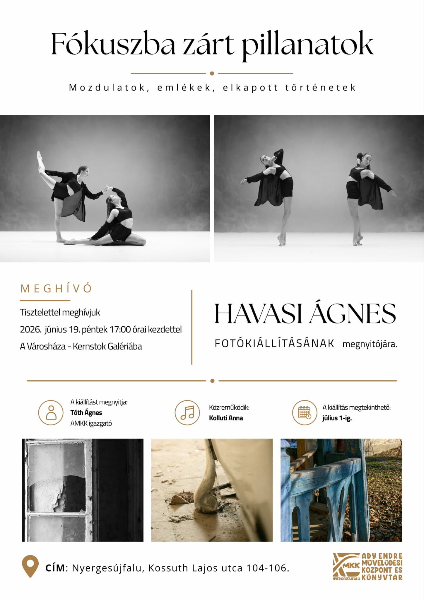 Fókuszba zárt pillanatok - Havasi Ágnes fotókiállításának megnyitója